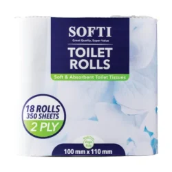 Softi 2 Ply Toilet Rolls (Pack of 18) R5 Rebates