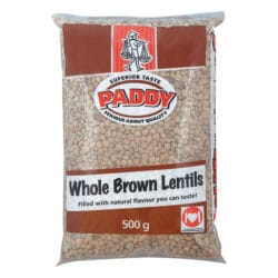 500g Paddy Whole Brown Lentils R1 Rebates