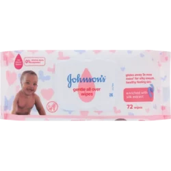 Johnsons Gentle All Over Wipes (72 Pack) R1 Rebates
