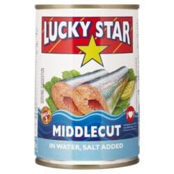 425g Lucky Star Middlecut Fish R1 Rebates