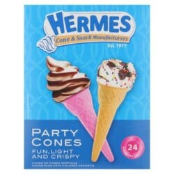 Hermes Party Cones 24 Pack R2 Rebates