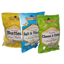 3 x bags of Stanton popcorn - Butter, salt & vinegar and cheese & chives - R1 Rebates