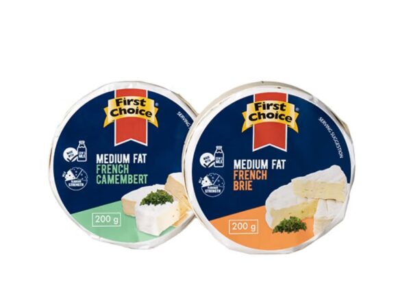 First Choice French Camembert or French Brie cheese 200g - (Rebates R2)