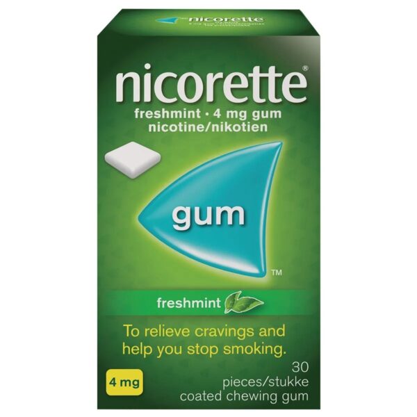 Nicorette Gum 4mg 30's - (Rebates R2)